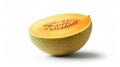 Melon isolated on a white background. Generative AI Royalty Free Stock Photo