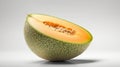 Melon isolated on white background. Generative AI