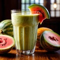 Melon Smoothie, fresh melon fruit drink, think smoothie nectar