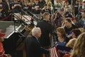 McCain and Brown Shaking Hands