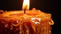 melt candle wax Royalty Free Stock Photo