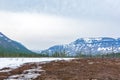 Melt water on Putorana Plateau, Taimyr, Russia