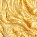 Melted Caramel Seamless Pattern, Ice Cream Waves Tile, Smooth Icecream Texture, Custard Endless Background Royalty Free Stock Photo