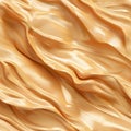 Melted Caramel Seamless Pattern, Ice Cream Waves Tile, Smooth Icecream Texture, Custard Endless Background Royalty Free Stock Photo
