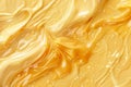 Melted Caramel Texture, Ice Cream Waves, Smooth Icecream, Custard Background, Silky Flowing Yogurt Royalty Free Stock Photo