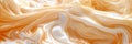 Melted Caramel Texture, Ice Cream Waves, Smooth Icecream, Custard Background, Silky Flowing Yogurt Royalty Free Stock Photo