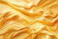 Melted Caramel Texture, Ice Cream Waves, Smooth Icecream, Custard Background, Silky Flowing Yogurt Royalty Free Stock Photo