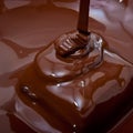 Melted chocolate Royalty Free Stock Photo