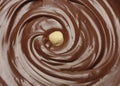 Melted chocolate background melting chocolate chocolate background Royalty Free Stock Photo