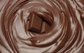 Melted chocolate background melting chocolate chocolate background Royalty Free Stock Photo