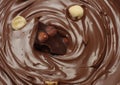 Melted chocolate background melting chocolate chocolate background Royalty Free Stock Photo