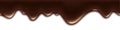 Melted chocolate drip. Milk chocolate liquid texture. Flowing creamy swirl wave. Dark brown splash wave. Background pattern for