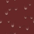 Melted chocolate dripping on brown seamless pattern abstract background for site, blog, fabric. Vector Royalty Free Stock Photo