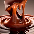 Melted Chocolate flowing