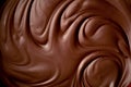 Melted chocolate swirl background Royalty Free Stock Photo