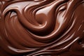 Melted chocolate texture Royalty Free Stock Photo