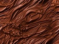 melted chocolate texture, top view