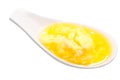 Spoonful of ghee melted butter Royalty Free Stock Photo