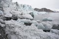 Melting Arctic glacier