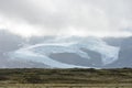 Melting glacial tongue of a glacier, Vatnajokull, Iceland Royalty Free Stock Photo