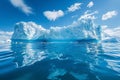 Melting glacier global warming concept Royalty Free Stock Photo