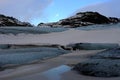 Melting glacier