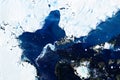 Melting ice in Antarctica, from space. Elements of this image furnished by NASA Royalty Free Stock Photo