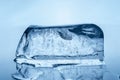 Melting ice block