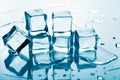 Melting ice cubes Royalty Free Stock Photo