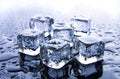 Melting ice cubes Royalty Free Stock Photo