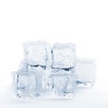 Melting ice cubes toned Royalty Free Stock Photo