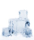 Melting ice cubes toned Royalty Free Stock Photo