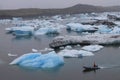 The melting of ice at glacial river lagon JÃÂ¶kulsÃÂ¡rlÃÂ³n