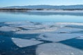 Melting Ice Lake Royalty Free Stock Photo