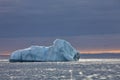 Melting Iceberg in Arctic ocean Royalty Free Stock Photo