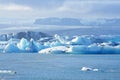 Melting icebergs at Jokulsarlon lagoon, Iceland