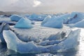 Melting icebergs at Jokulsarlon lagoon, Iceland