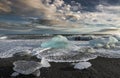 Melting Icebergs in the Sea