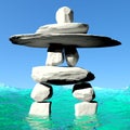 Melting icecaps flood Inuksuk