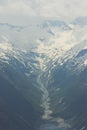 Melting snow from the Grosser MÃÂ¶seler, Tyrol, Aus