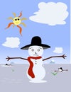 Melting Snowman