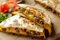 Melty Meshup Magic: Cheeseburger Quesadilla - A Fusion of Juicy Burgers and Zesty Quesadillas for Flavor Explosion
