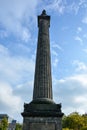 Melville Monument at St. Andrew`s Square in Edinburgh