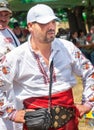Member of the Festival of Rozhen in the national shirt