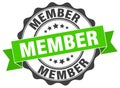 Member seal Royalty Free Stock Photo