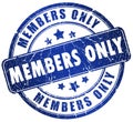 Members only Royalty Free Stock Photo