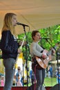 Members of the Appamada band in concert