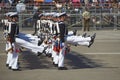 Military parade as part of the Fiestas Patrias commemorations in Santiago, Chile