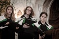 Members of child Choir sing at the St. Michael Church