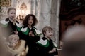 Members of child Choir sing at the St. Michael Church